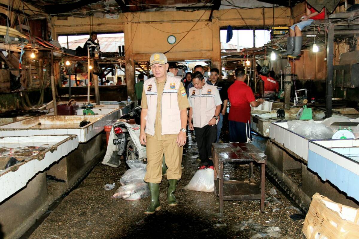 Satgas Sidak Harga Pangan Di Pasar Angso Duo