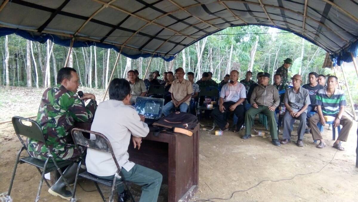 Satgas TMMD Ke-100 Kodim 0415/BTH Berikan Penyuluhan Bahaya Bencana Alam