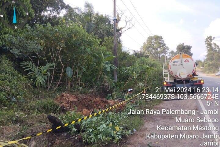 Security Pertamina EP Field Gagalkan Upaya Maling Minyak di KM 18 Jalur Pipa Tempino &#8211; Kenali Asam Jambi