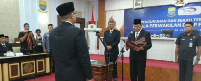 Sekda Ambil Sumpah Jabatan Kepala BPKP