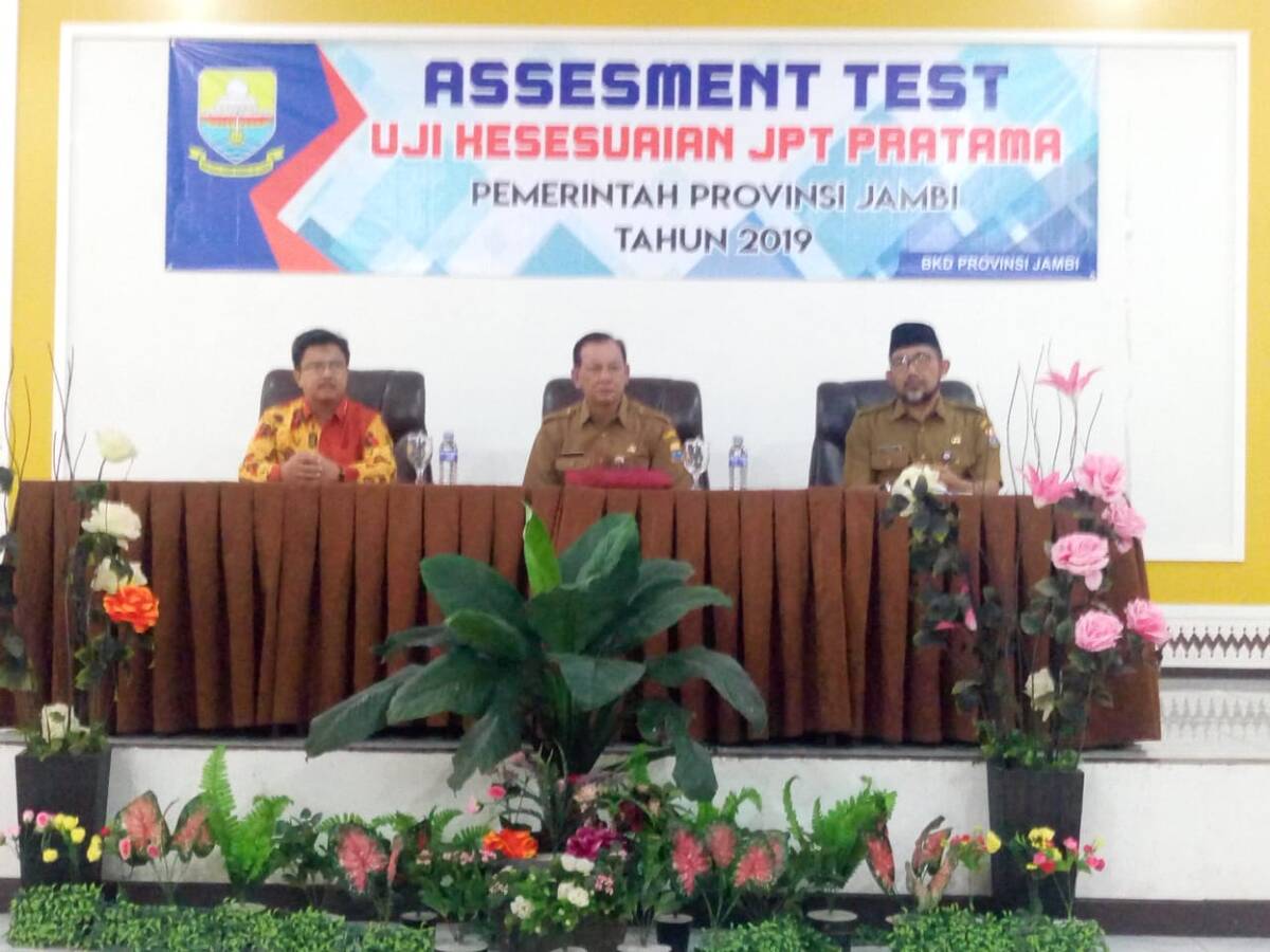 Sekda Dianto Buka Ujian Asisment JPT Pratama