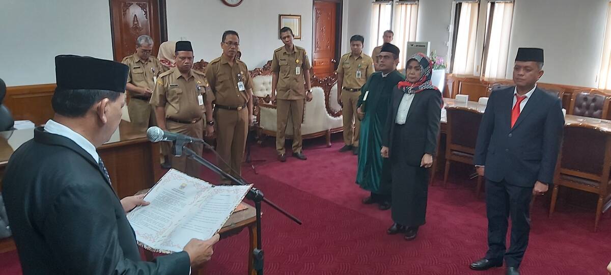 Sekda Dianto, Pejabat Harus Mampu Tingkatkan Kinerja Instansi