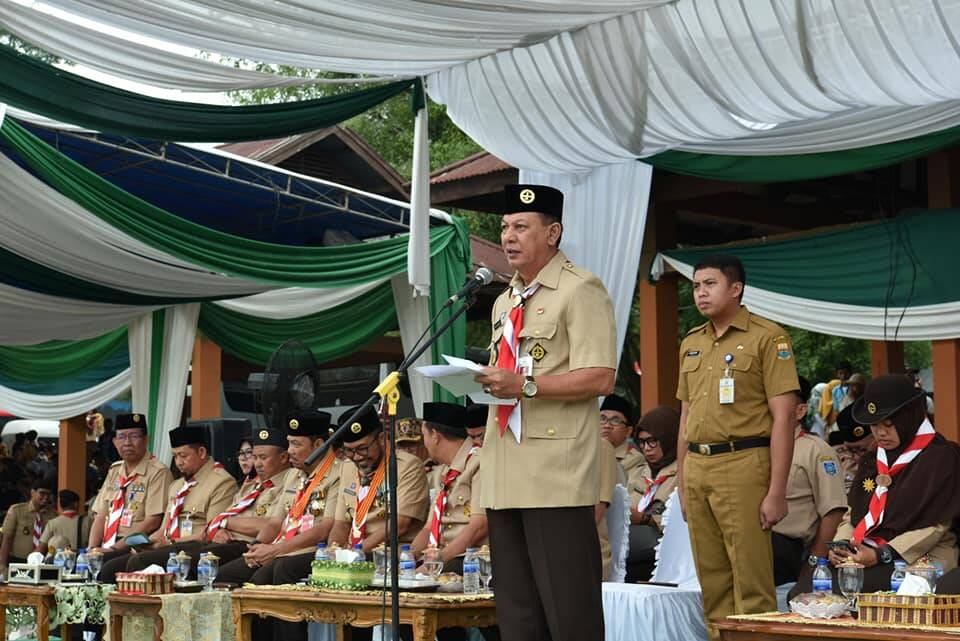Sekda : Gerakan Pramuka Bentuk Karakter Pemuda Tangguh dan Peduli