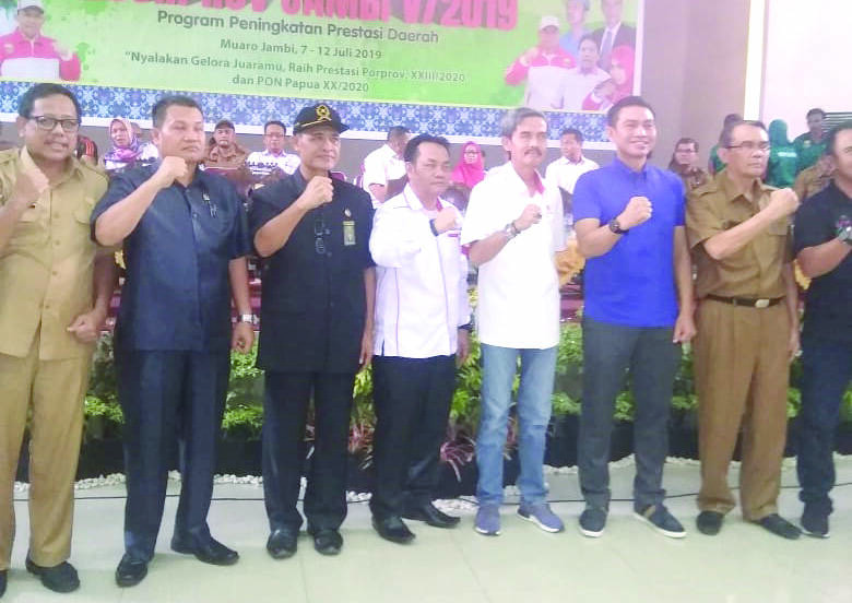 Sekda Muaro Jambi Buka Kualifikasi Pra-PorProv Sepak Takrau Jambi