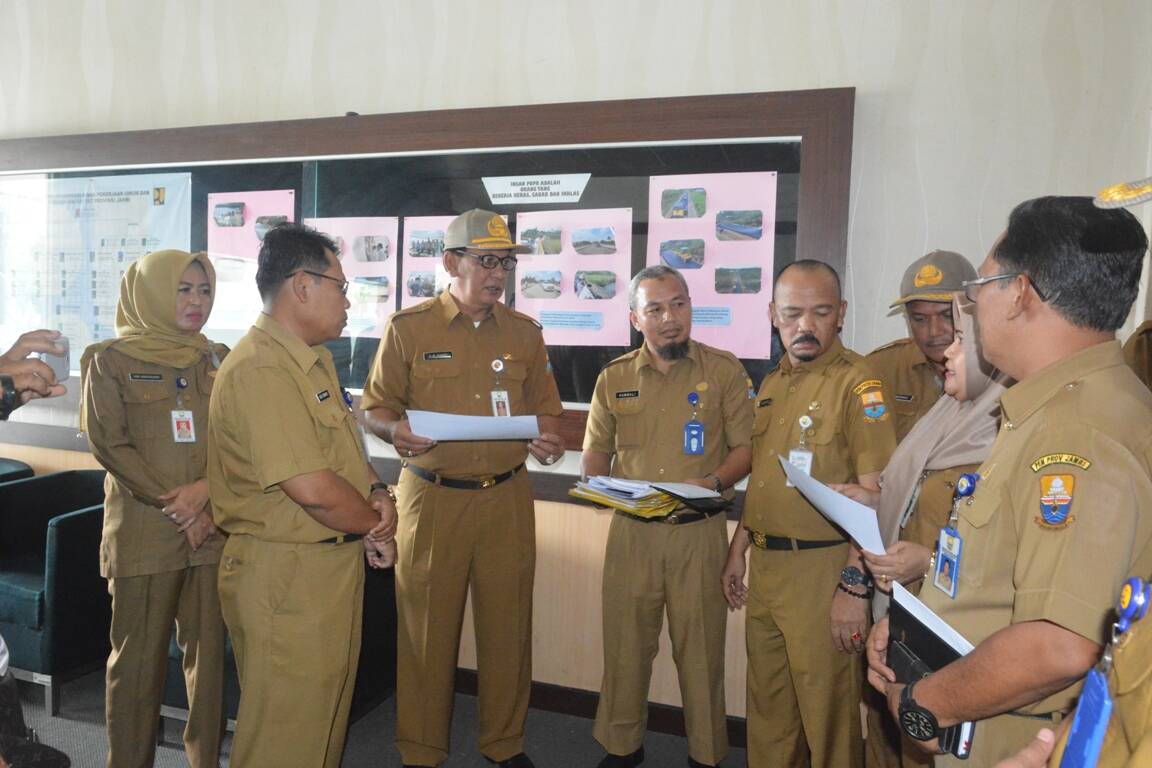 Sekda Pimpin Tim II Sidak Hari Pertama Kerja Setelah Lebaran Idul Fitri 1440H/2019M