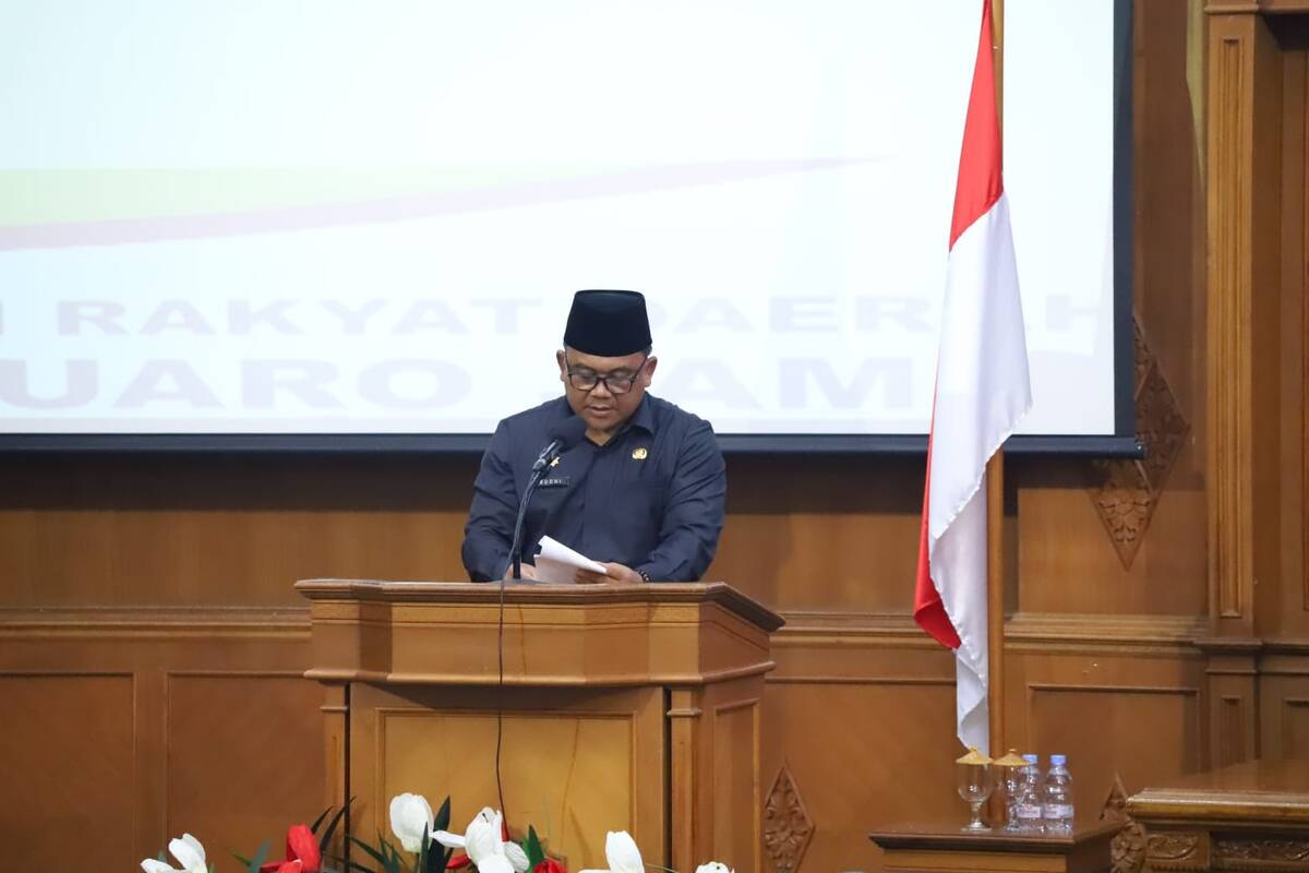 Sekretaris Daerah Menghadiri Acara Rapat Paripurna PRD Muaro Jambi