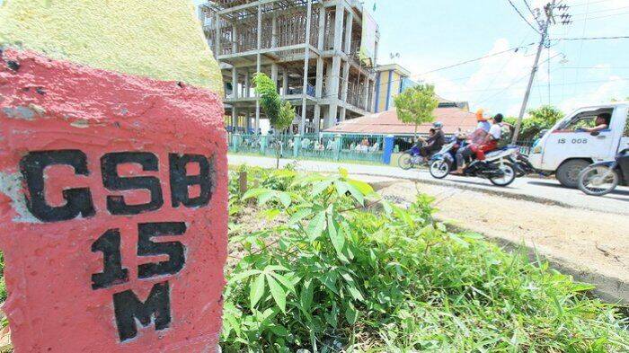 Sembilan Bangunan Kawasan Sriwijaya Langgar GSB