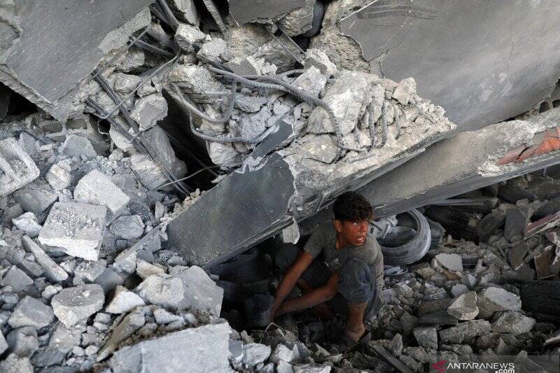 Serangan Udara Israel Hancurkan Gaza