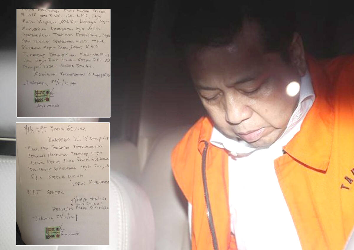 Setnov tak Mau Dicopot dari Ketum Golkar dan Ketua DPR
