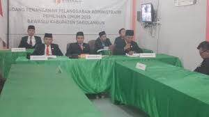 Sidang Putusan Bawaslu Sarolangun Menangkan M Syaihu