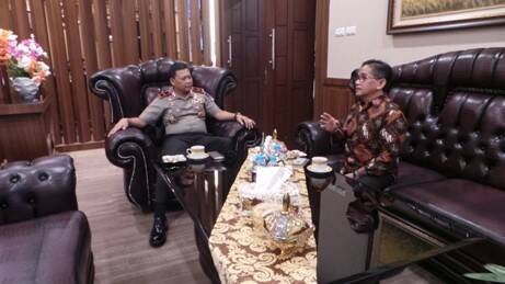 Silaturahmi dengan Kapolda Jambi