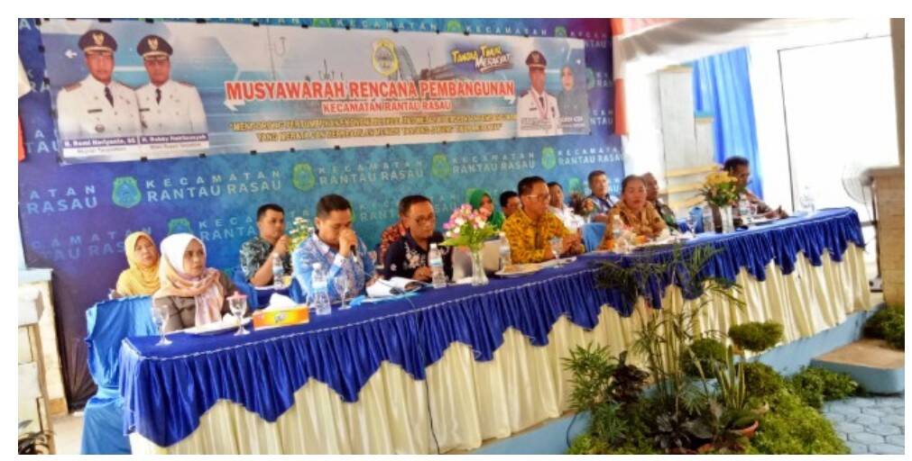 Singkronkan Usulan Pembangunan, Kecamatan Rantau Rasau Gelar Musrenbang