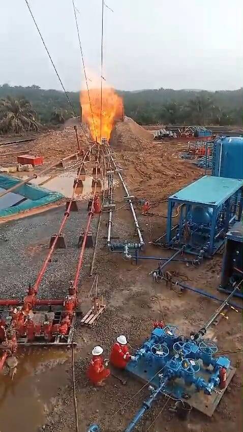 SKK Migas dan Jindi South Jambi Temukan Gas di Desa Bungku Batanghari