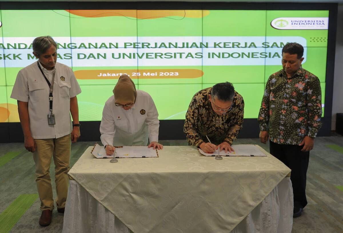 SKK Migas Gandeng Universitas Indonesia untuk Meningkatkan SDM