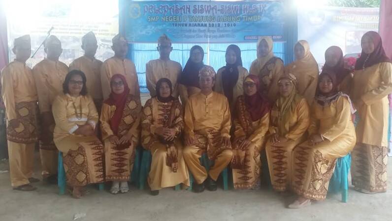 SMP Negeri 9 Tanjabtim Gelar Pelepasan Siswa Kelas IX