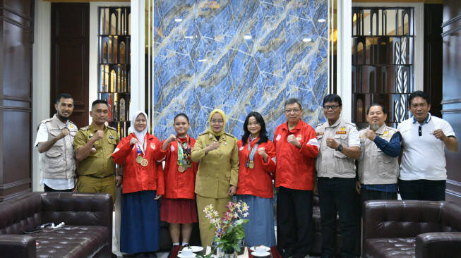 Sri Purwaningsih Apresiasi Karate-Do Muda Kota Jambi