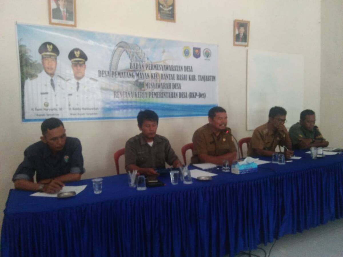 Susun RKPdesa, Pihak Pemdes Pematang Mayan Gelar Musdes