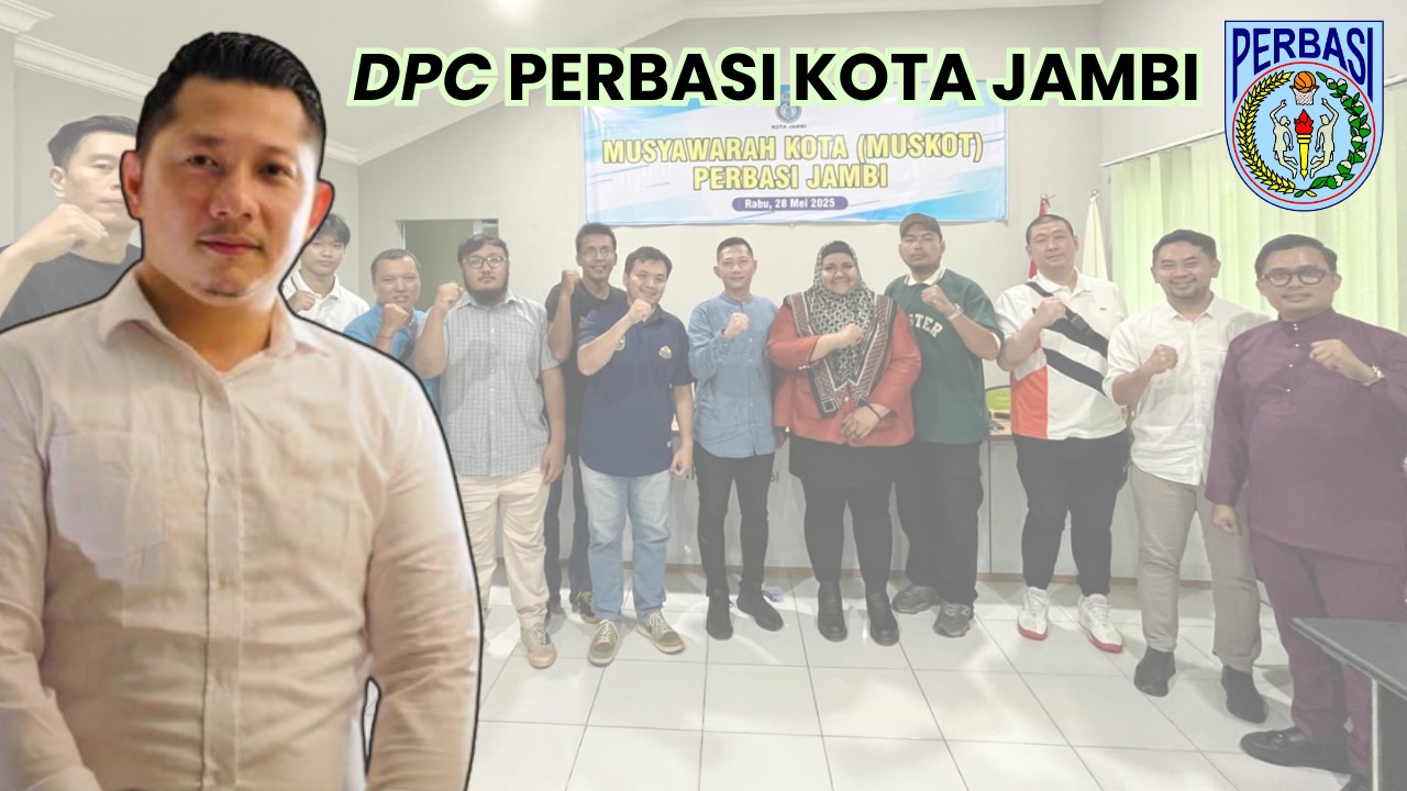 Susunan Pengurus Perbasi Kota Jambi 2025-2029 Diketuai Ryanda Partawijaya