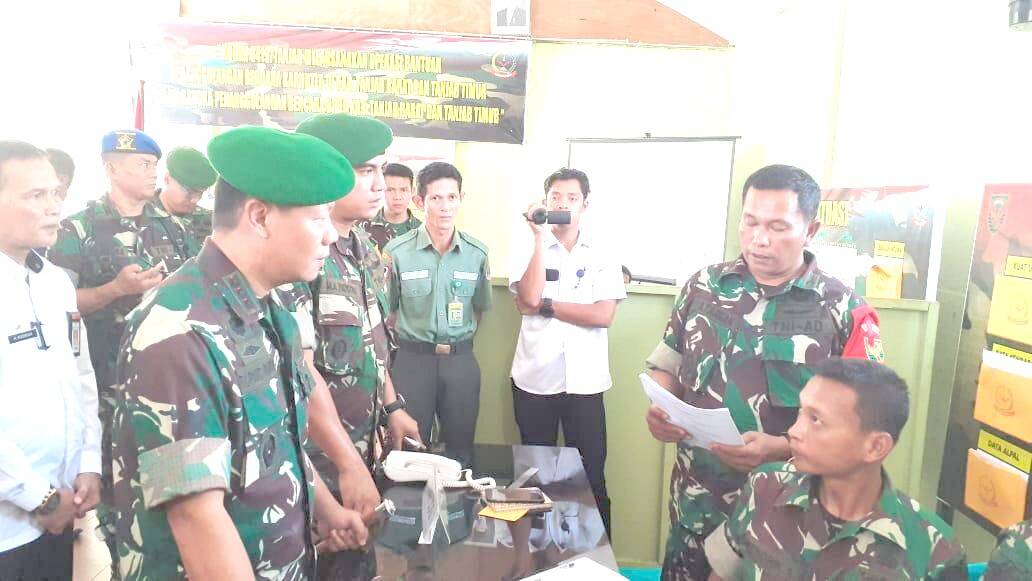 Tanggap Bencana, Kodim 0419/Tanjab Gelar Latihan Penanggulangan Bencana