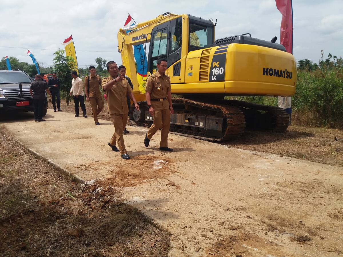 Tanjabtim Dapat Bantuan Dua Excavator