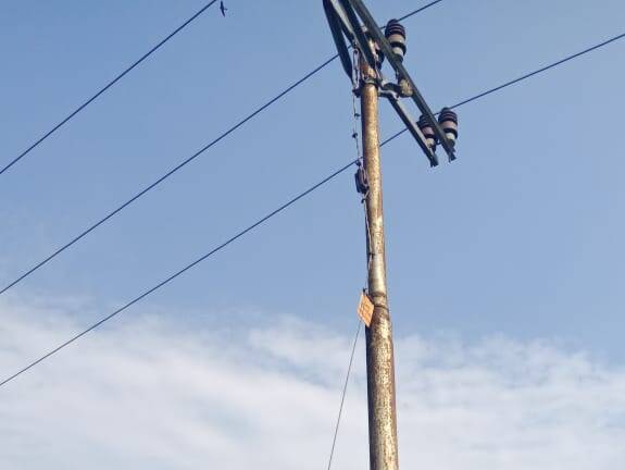 Tiang Labrang PLN di Nipah Panjang Hilang