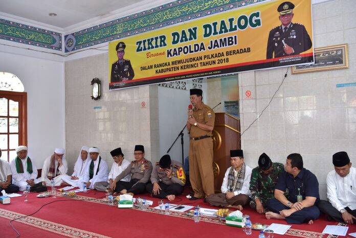 Tiga Pasangan Calon Berzikir Wujudkan Pilkada Damai