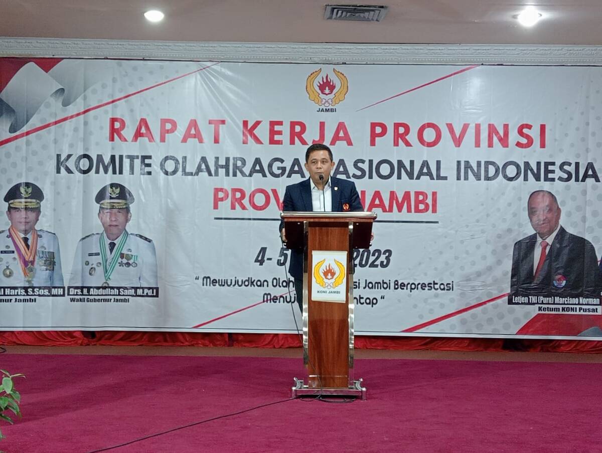 Tiga Point Besar Disepakati di Rakerprov KONI Provinsi Jambi 2023