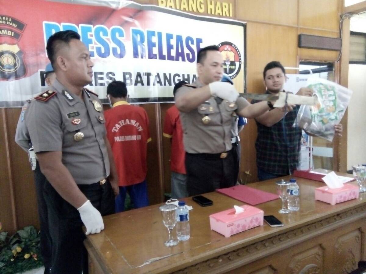 Tim Buser Batanghari Bekuk Dua Pelaku Pembunuhan Dengan Mutilasi