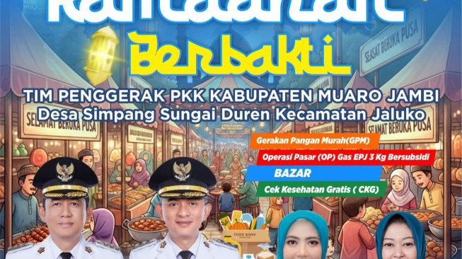Tim Penggerak PKK Muaro Jambi Gelar Gebyar Ramadhan Berbakti, Catat Tanggalnya