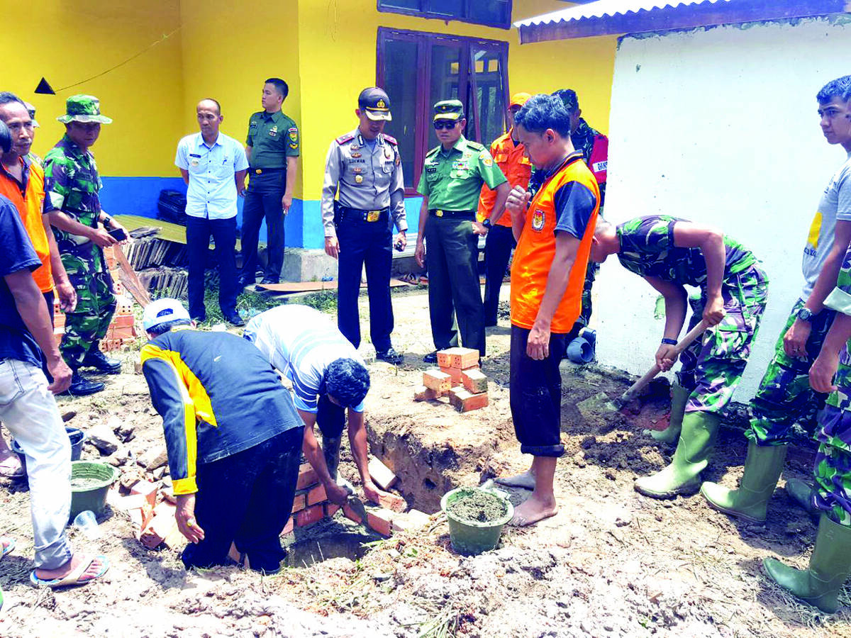 Tim Wasev Mabesad Berikan Penilaian Postif Kepada TMMD ke 100 Kodim 0415/BTH