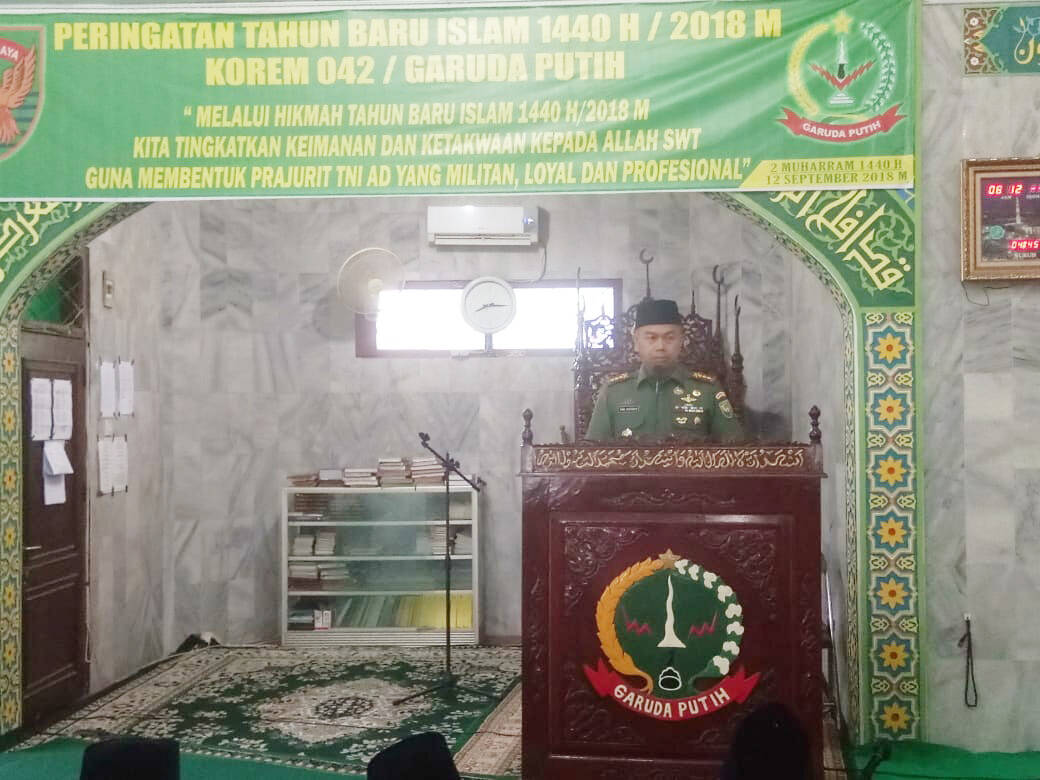 Tingkatkan Ukhuwah, Korem 042/Gapu Peringati Satu Huharram