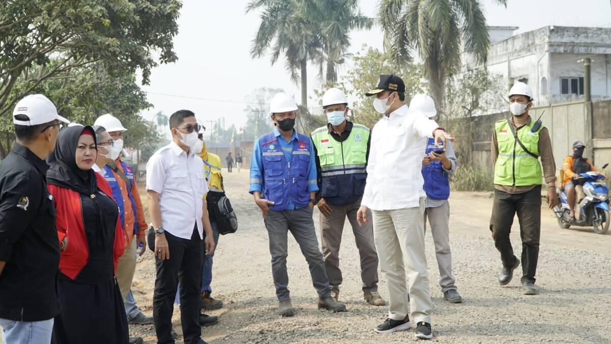Tinjau Dua Ruas Jalan Pembangunan Lewat Program Inpres, Edi Purwanto: Terimakasih Pak Jokowi
