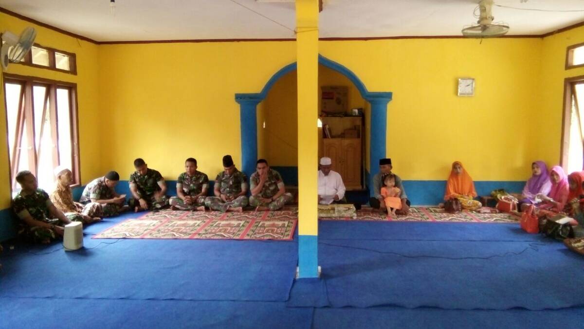 TMMD Ke-100 Kodim 0415/BTH Gelar Siraman Rohani Keagamaan
