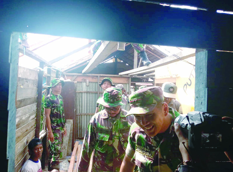 TMMD Meringankan Beban Masyarakat Terpencil Yang Tak Mampu