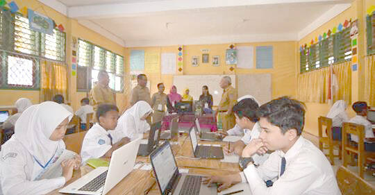 UNBK di Tanjabbar Berjalan Lancar