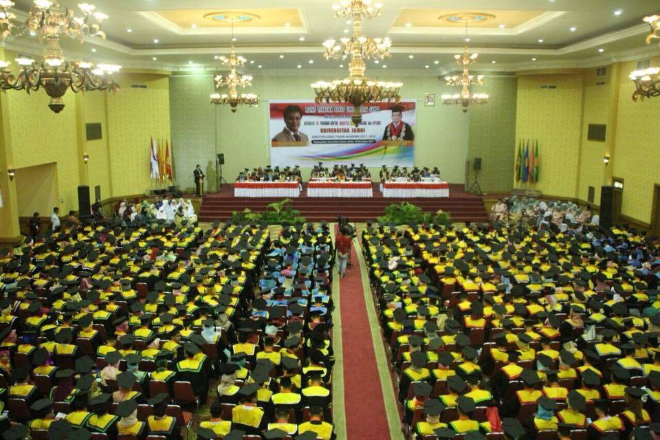 Universitas Jambi Mewisuda 871 Mahasiswa