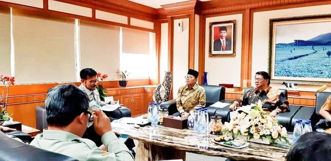 Upayakan Peningkatan Pembangunannya Pertanian Jambi, Fachrori Beraudiensi Ke Mentan