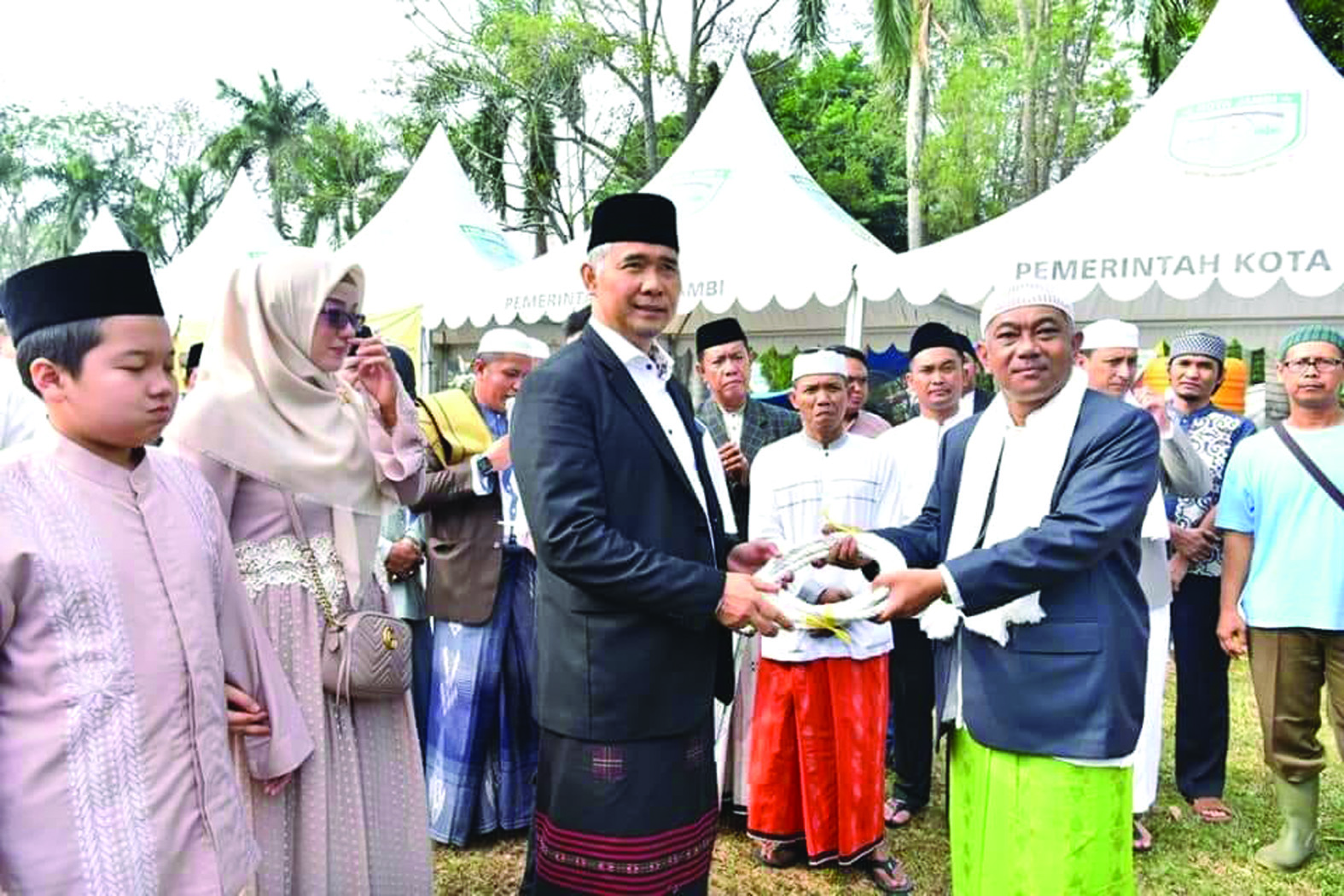Usai Sholat Ied Bersama, Pemkot Jambi Sembelih 104 Hewan Qurban