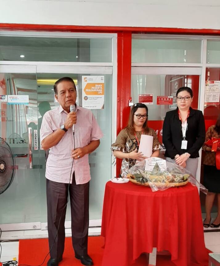 Usman Ermulan Hadiri Peresmian Kantor Kas Bank Sinarmas