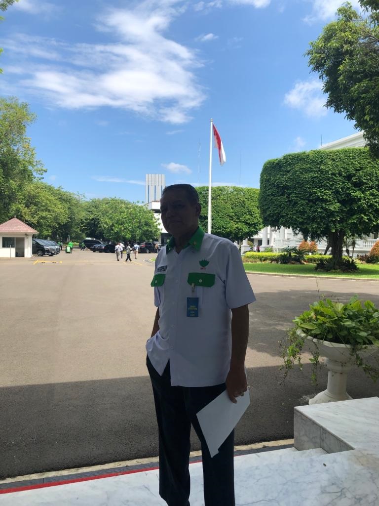Usman Ermulan Rapat HKTI Bersama Moeldoko di Istana Presiden
