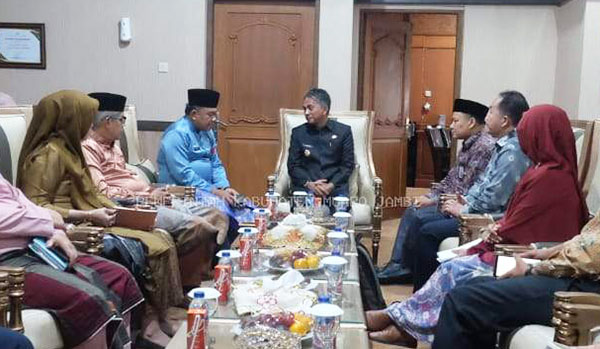 Wabup dan Sekda Sambut Kunker Kepala BPK ke Pemkab Muarojambi