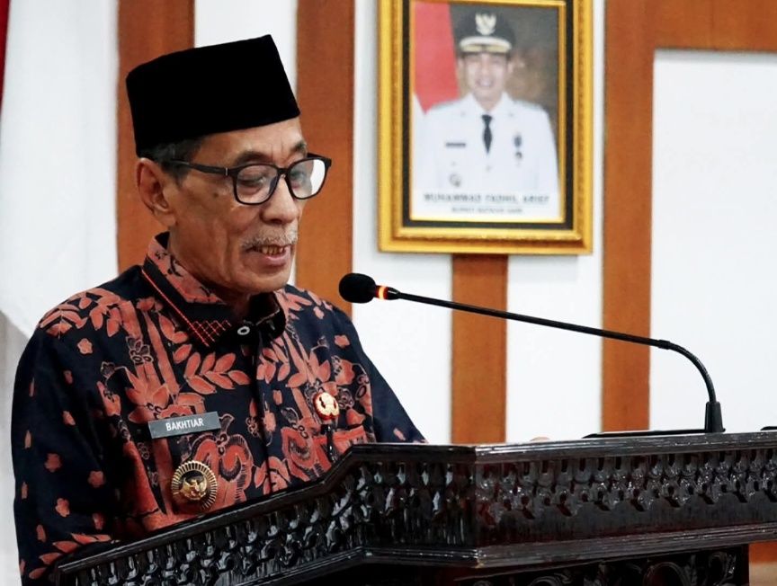 Wabup Lantik Mula Rambe sebagai Penjabat Sekretaris Daerah Kabupaten Batang Hari