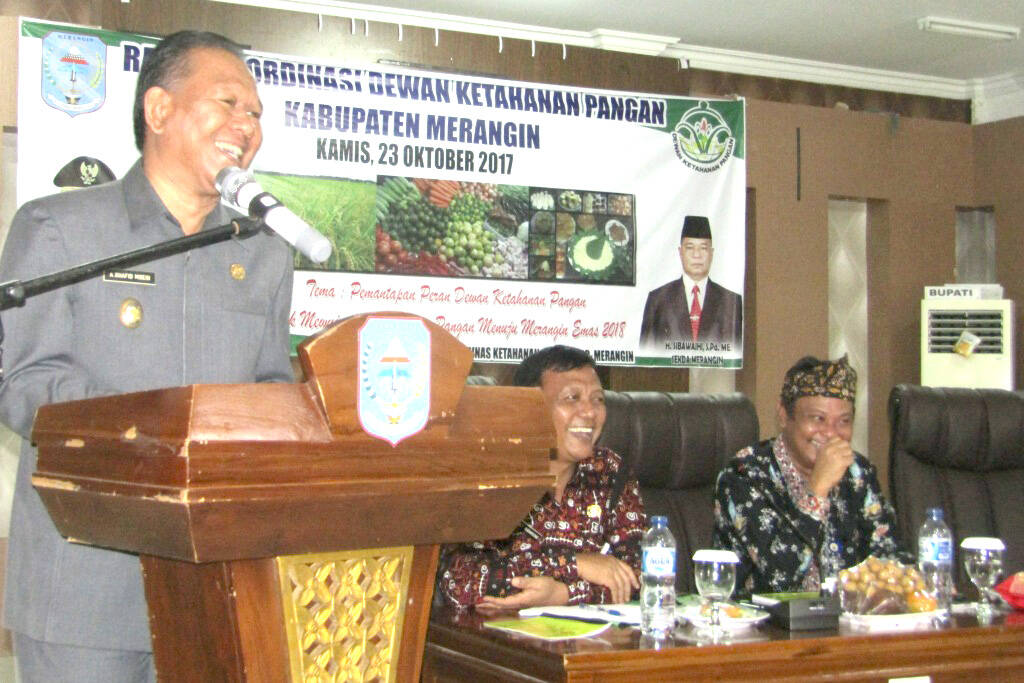 Wabup Merangin Buka Rakor Dewan Ketahanan Pangan