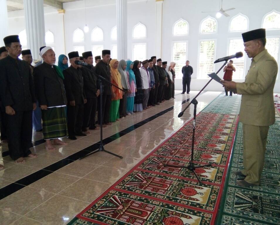 Wabup Merangin Lantik Dewan Hakim MTQ ke-46