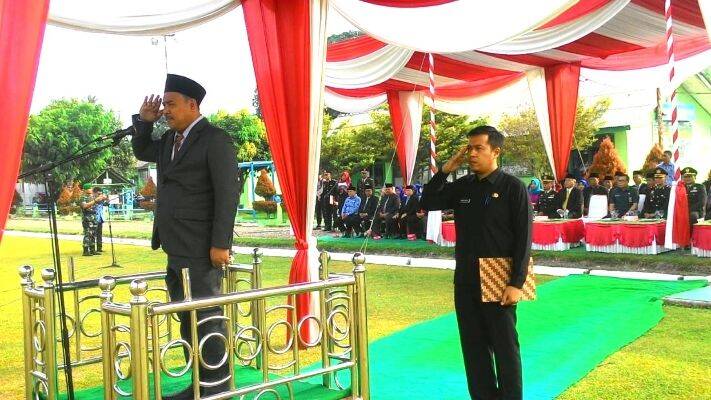 Wabup Sarolangun Irup Peringati Hari Kesaktian Pancasila Di Kompi Senapan Kipan-A Yonif R 142/KJ