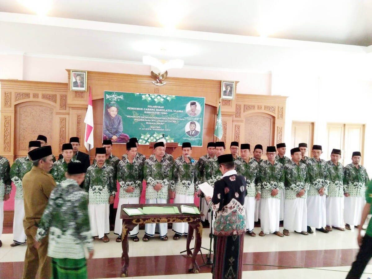 Wabup Syahlan Hadiri Pelantikan PC NU Tebo