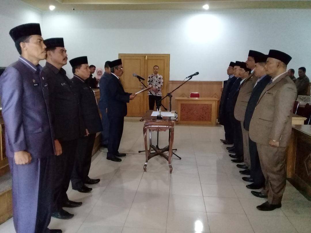Wabup Syahlan Lantik 5 Orang Pejabat Eselon II
