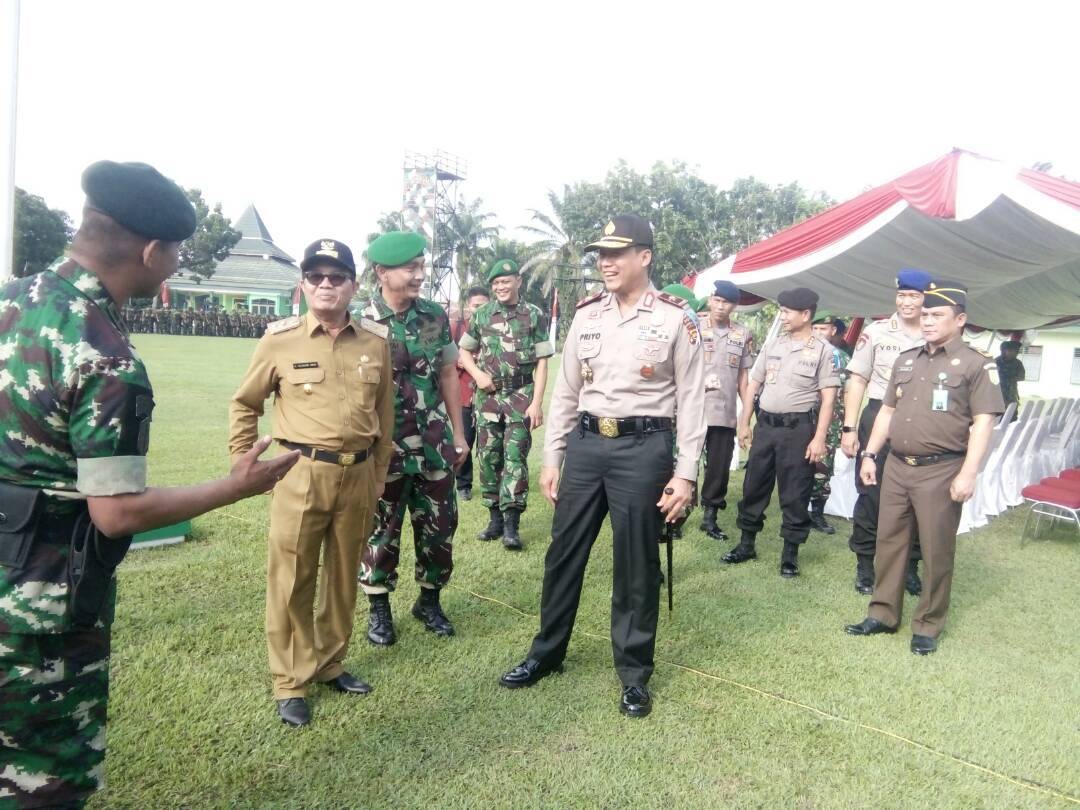 Wagub Buka Penyambutan Latihan Pembentukan Raider Yonif 142/KJ