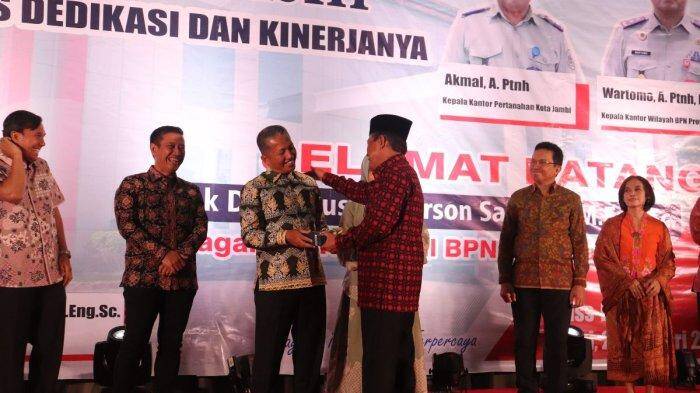 Wagub Hadiri Pisah Sambut Kakanwil BPN Provinsi Jambi