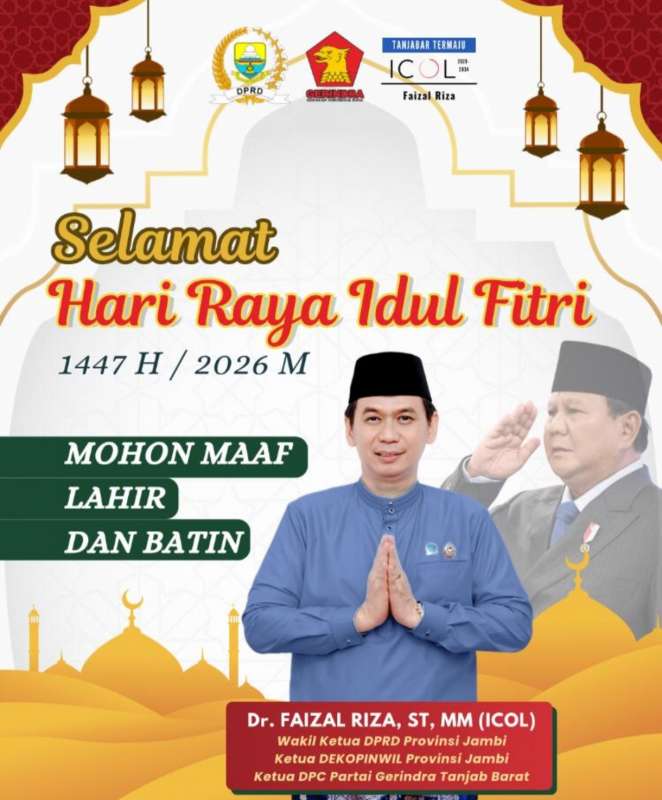 Waka DPRD Jambi Faizal Riza Ajak Masyarakat Perkuat Silaturahmi